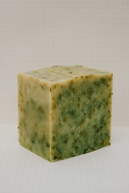 makrut lime clary sage soap